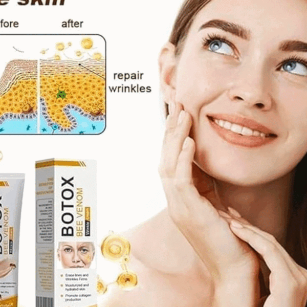 Botox Bee Venom  Wrinkle Cream |  Anti-Aging Moisturizer |  Collagen Boost |  Reduce  Wrinkles & Fine Lines For All Skin🐝✨
