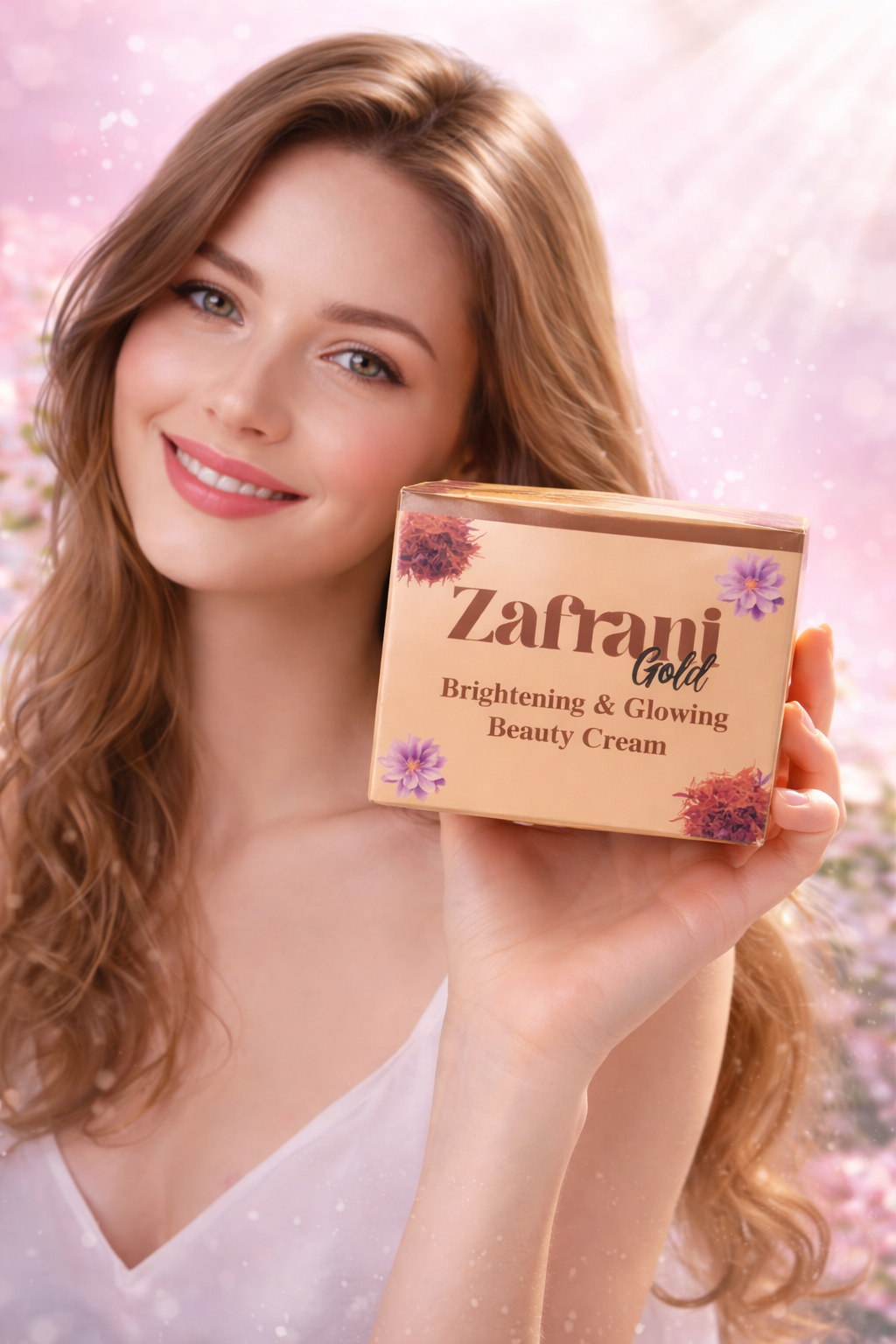 Zafrani Gold Brightening & Glowing Beauty Cream with Glutelight Brightening Serum