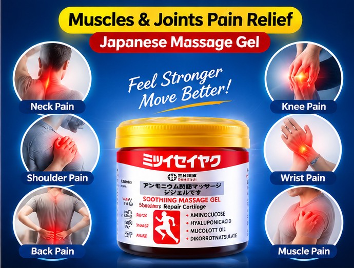 Japanese Massage Gel – Joint & Muscle Pain Relief. - Image 6